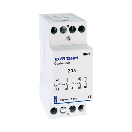 Contacteur Standard 20A 4P 4F 2 modules
