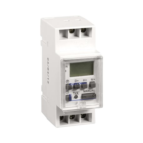 Horloge 16A 2 modules