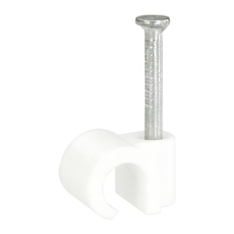 Lot de 100 attaches pontets Multi-diamètre blanc Ø12-16 mm