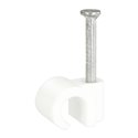 Lot de 100 attaches pontets Multi-diamètre blanc Ø8-12 mm