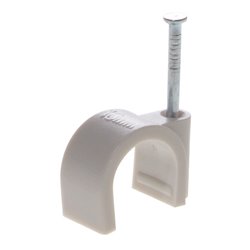 Lot de 100 attaches pontets Mono-diamètre gris Ø16 mm