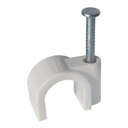 Lot de 100 attaches pontets Mono-diamètre gris Ø14 mm