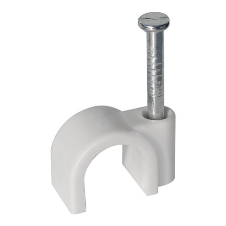 Lot de 100 attaches pontets Mono-diamètre gris Ø4 mm