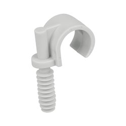 Lot de 100 Clips parapluie avec chevilles Fixation simple Ø25 mm