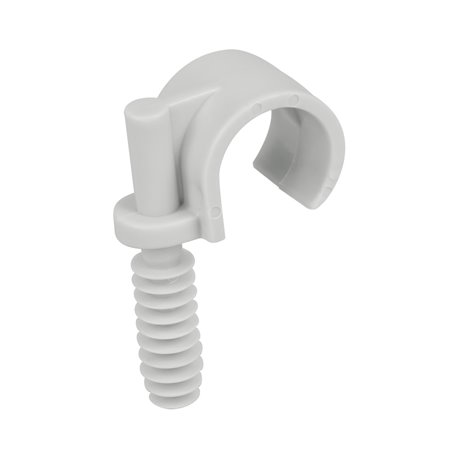 Lot de 100 Clips parapluie avec chevilles Fixation simple Ø20 mm