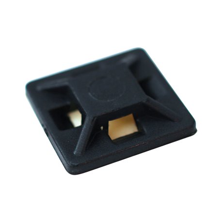 Lot de 100 embases adhésives Noir pour collier 5,4 mm