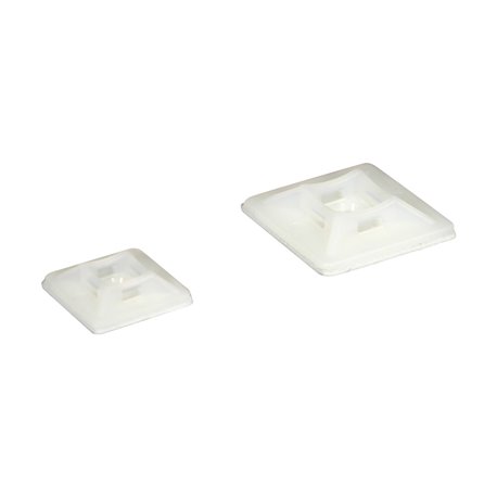 Lot de 100 embases adhésives Incolore pour collier 3,5 mm