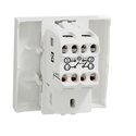 Interrupteur bipolaire lumineux (indication) Unica NU326218S Blanc 2 modules mécanisme seul