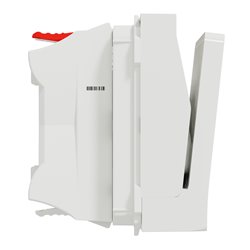 Commande à carte NO/NF 10A Unica NU328318 Blanc 2 modules mécanisme seul