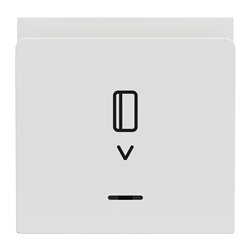 Commande à carte électronique Unica NU354018 Blanc 2 modules mécanisme seul