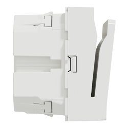 Commande à carte électronique Unica NU354018 Blanc 2 modules mécanisme seul