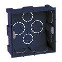 Lot de 5 boites d'appareillage maçonnerie 1 poste 90x90 mm Prof 40 mm