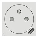 Prise 2P+T affl FR + USB C 10,5W 90° rap Unica NU301518 Blanc 2 modules mécanisme seul