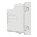 Prise standard US 15A 2P+T Unica NU302818 Blanc 2 modules mécanisme seul