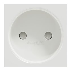 Prise 2P bornier à vis Unica NU303318 Blanc 2 modules mécanisme seul