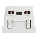 Prise 2P bornier à vis Unica NU303318 Blanc 2 modules mécanisme seul