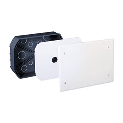 Boîte de dérivation encastrée Pour murs maçonnés 225x165x50 mm