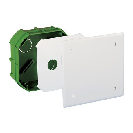 Boîte de dérivation encastrée Pour murs maçonnés 110x110x50 mm