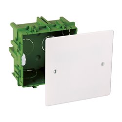 Lot de 5 Boîte de dérivation encastrées Pour murs maçonnés 75x75x40 mm
