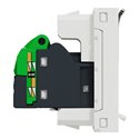 Prise RJ45 simple cat 6 STP Unica NU341618 Blanc 1 module mécanisme seul