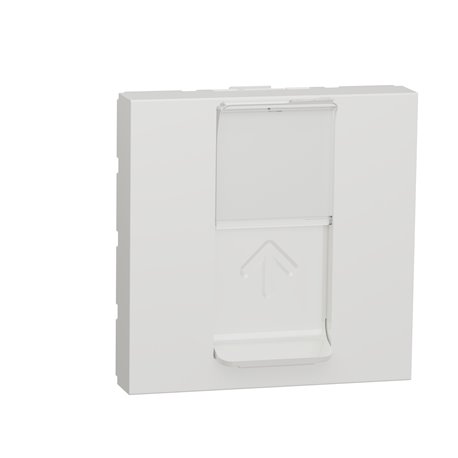 Prise RJ45 simple cat 6 STP Unica NU341718 Blanc 2 modules mécanisme seul Prise RJ45 simple cat 6 STP Unica NU341718 Blanc 2 modules mécanisme seul