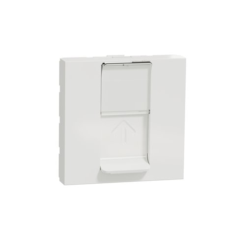 Prise RJ45 simple cat 6 FTP Unica NU341918 Blanc 2 modules mécanisme seul Prise RJ45 simple cat 6 FTP Unica NU341918 Blanc 2 modules mécanisme seul