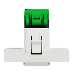 Prise RJ45 simple cat 6 FTP Unica NU341918 Blanc 2 modules mécanisme seul