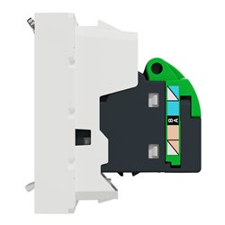 Prise RJ45 simple cat 6 FTP Unica NU341918 Blanc 2 modules mécanisme seul