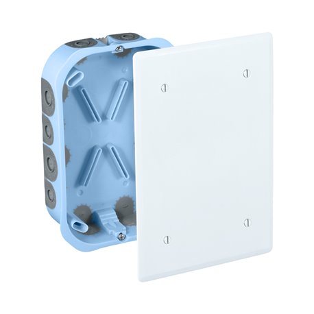 Boîte de dérivation encastrée Pour cloisons sèches boîte étanche à l'air 170x110x40 mm