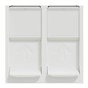 Prise RJ45 double cat 6 STP Unica NU342618 Blanc 2 modules mécanisme seul