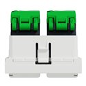 Prise RJ45 double cat 6 STP Unica NU342618 Blanc 2 modules mécanisme seul