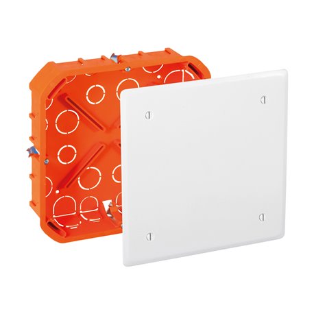 Boîte de dérivation encastrée Pour cloisons sèches boîte standard 170x170x45 mm