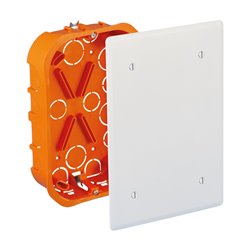Lot de 5 boîtes de dérivation encastrées Pour cloisons sèches 170x110x40 mm