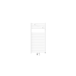 Sèche serviette eau chaude Riva 4 Étroit, 314 Watts Blanc Brillant Raccordement centré