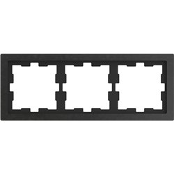 Cadre de finition D-Life MTN4030-6547 ardoise 3 postes