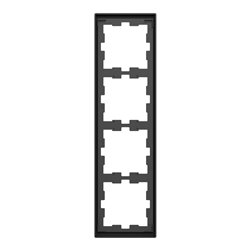 Cadre de finition D-Life MTN4040-6534 anthracite 4 postes
