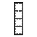 Cadre de finition D-Life MTN4040-6534 anthracite 4 postes