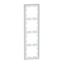 Cadre de finition D-Life MTN4040-6535 blanc lotus 4 postes