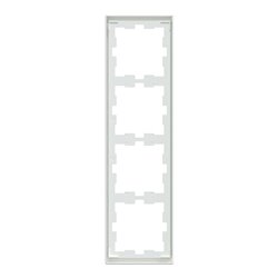 Cadre de finition D-Life MTN4040-6535 blanc lotus 4 postes