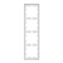 Cadre de finition D-Life MTN4040-6535 blanc lotus 4 postes