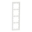 Cadre de finition D-Life MTN4040-6537 blanc nordic mat 4 postes