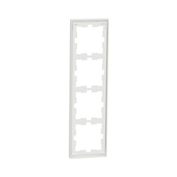 Cadre de finition D-Life MTN4040-6537 blanc nordic mat 4 postes