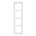 Cadre de finition D-Life MTN4040-6537 blanc nordic mat 4 postes