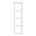 Cadre de finition D-Life MTN4040-6537 blanc nordic mat 4 postes