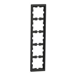 Cadre de finition D-Life MTN4050-6534 anthracite 5 postes