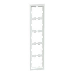 Cadre de finition D-Life MTN4050-6535 blanc lotus 5 postes