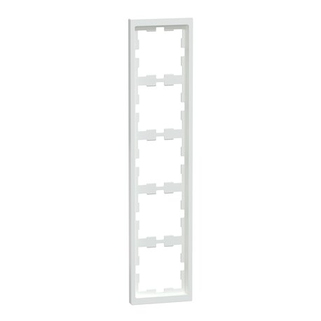 Cadre de finition D-Life MTN4050-6535 blanc lotus 5 postes