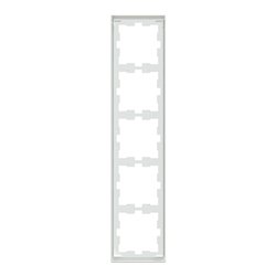 Cadre de finition D-Life MTN4050-6535 blanc lotus 5 postes
