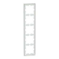 Cadre de finition D-Life MTN4050-6535 blanc lotus 5 postes