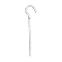 Lot de 10 Pitons L60 mm Blanc
